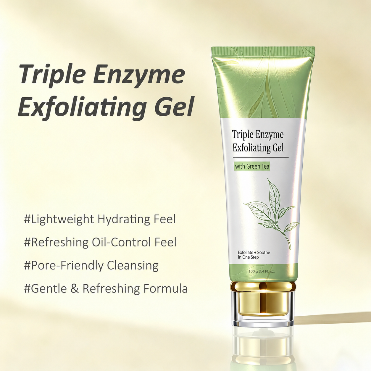 Triple Enzyme Green Tea Exfoliating Aqua Peeling Gel