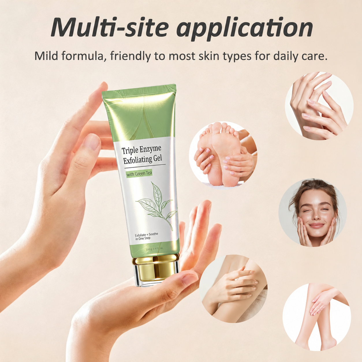 Triple Enzyme Green Tea Exfoliating Aqua Peeling Gel